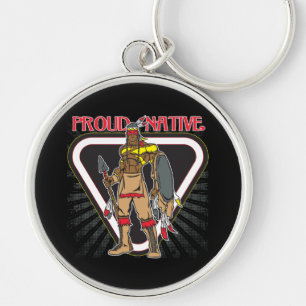 Proud Native American Sleutelhanger