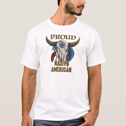 Proud Native American T-shirt (Voorkant)