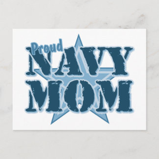 Proud Navy Mam Briefkaart