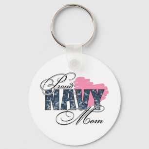Proud Navy Mam Sleutelhanger
