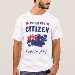Proud New Australian Citizen, Burgerschapsceremoni T-shirt