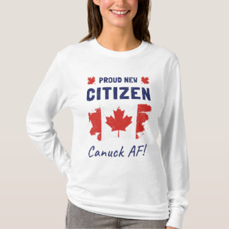 Proud New Canadian Citizen, Burgerschapsceremonie T-shirt
