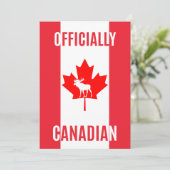 Proud New Canadian Citizen Card – Patriotic Gift Bedankkaart (Staand voorkant)