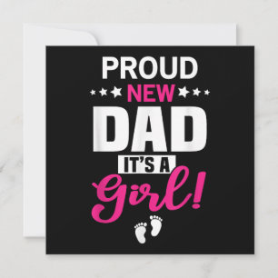 Proud New Dad Het is een meisje