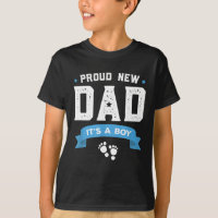 Proud New Dad is een paddestoel Vaderdag Gift Bab
