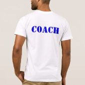 Proud New Father - COACH T-shirt (Achterkant)