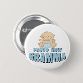 PROUD NEW Grammy T-Shirt Ronde Button 5,7 Cm (Voorkant /achterkant)