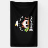 Proud New Homeowner Spandoek (Verticaal)
