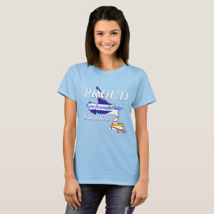 Proud Newfoundlander Newfoundland Canada, aangepas T-shirt