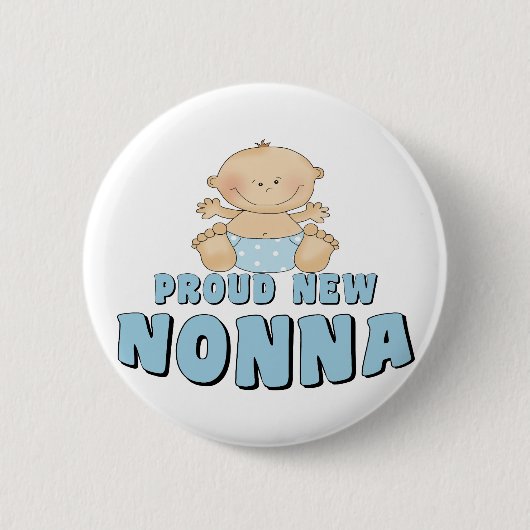 PROUD NIEUWE Nonna T-Shirt Ronde Button 5,7 Cm (Voorkant)