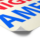 Proud Nigerian American Poster (Hoek)