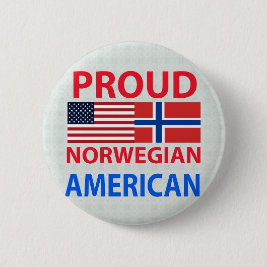 Proud Noors Amerikaans Ronde Button 5,7 Cm (Voorkant)
