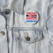 Proud Noors Amerikaans Ronde Button 5,7 Cm (In situ)