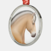 Proud Norway Fjord Horse Ornament (Links)