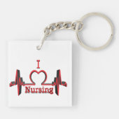 Proud Nurse Sleutelhanger (Achterkant)