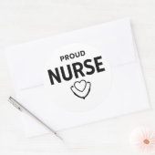 Proud Nurse Sticker – Minimal Medical Design (Enveloppe)