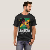 Proud Of My Jamaican Roots Jamaica BHM BLM Pride A T-shirt (Voorkant volledig)
