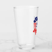 Proud om Amerikaan te worden Glas (Rechts)