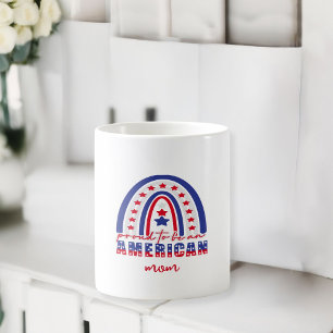 Proud om een amerikaan te worden koffiemok