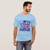 Proud om een Amerikaan te zijn T-shirt (Voorkant volledig)