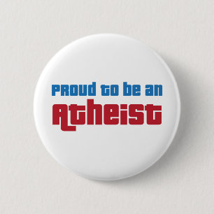Proud om een atheïst te worden ronde button 5,7 cm
