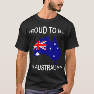 Proud om een Australisch T-shirt te worden