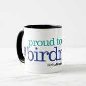 Proud om een vogelnerd te zijn mok (Voorkant links)