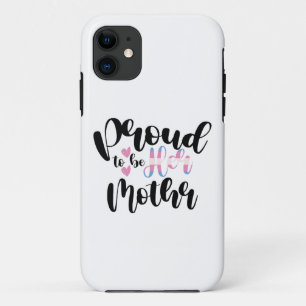 Proud om haar moeder LGBTQ Transgender moeder te z iPhone 11 Hoesje