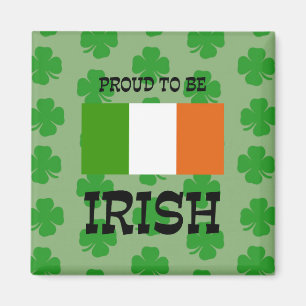 Proud om Iers te worden Magneet