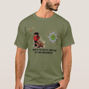 Proud om in de regiment schottankers te hebben ged t-shirt