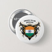 Proud om Indiaas te zijn Ronde Button 5,7 Cm (Voorkant /achterkant)