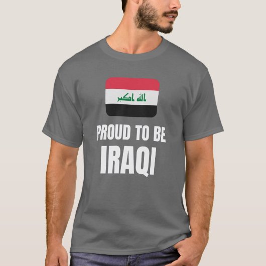 Proud om Irakees te zijn T-shirt (Voorkant)
