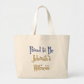 Proud om Jehovah's getuige te zijn Grote Tote Bag (Voorkant)