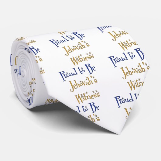 Proud om Jehovah's getuige te zijn Stropdas (Opgerold)