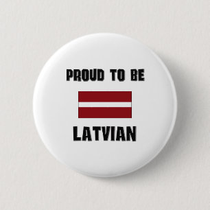 Proud om LETLAND te zijn Ronde Button 5,7 Cm