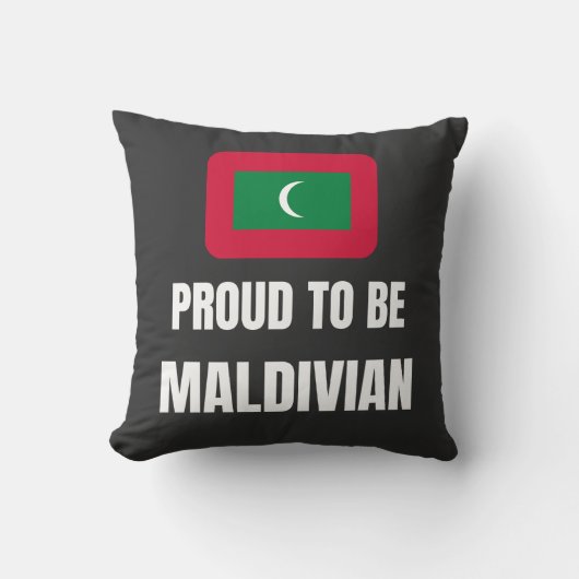 Proud om Maldiviaans te zijn Kussen (Voorkant)