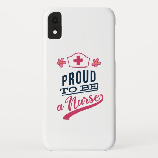 Proud om verpleegster te worden Case-Mate iPhone case (Achterkant)