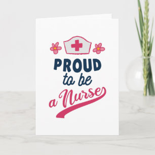 Proud om verpleegster te worden kaart