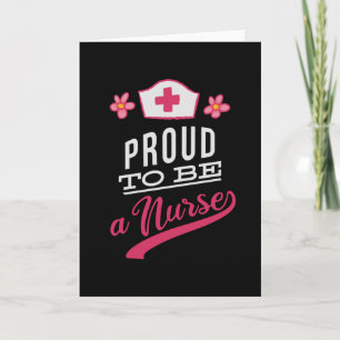 Proud om verpleegster te worden kaart