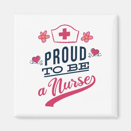 Proud om verpleegster te worden magneet (Voorkant)