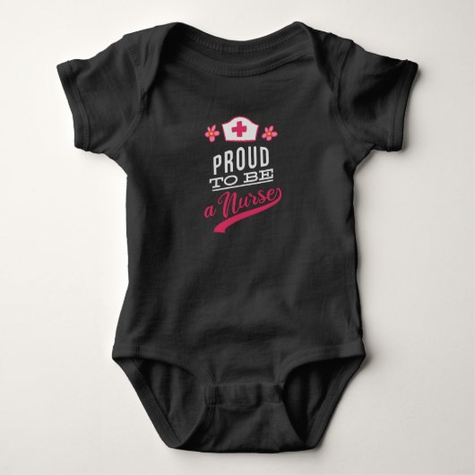 Proud om verpleegster te worden romper (Voorkant)