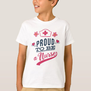 Proud om verpleegster te worden t-shirt