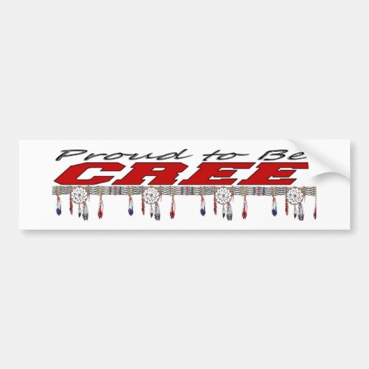 Proud om vrije Bumpersticker te zijn (Voorkant)