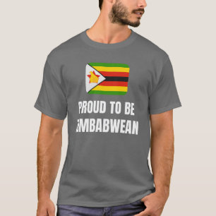 Proud om Zimbabwean te worden T-shirt