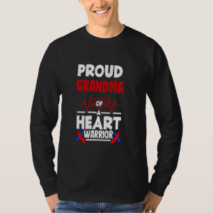 Proud oma van een Warrior CHD-bewustzijn van het h T-shirt