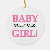 Proud oom Baby Girl Gifts Keramisch Ornament (Voorkant)