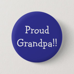 Proud opa! ronde button 5,7 cm