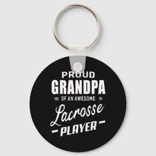 Proud opa van een Geweldige Lacrosse speler Sleutelhanger