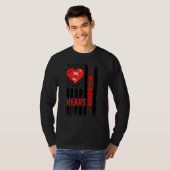 Proud Open Heart Surgery Warrior Open Heart Surger T-shirt (Voorkant volledig)
