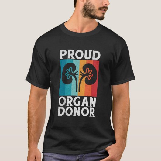 Proud Organ Donor T-shirt (Voorkant)